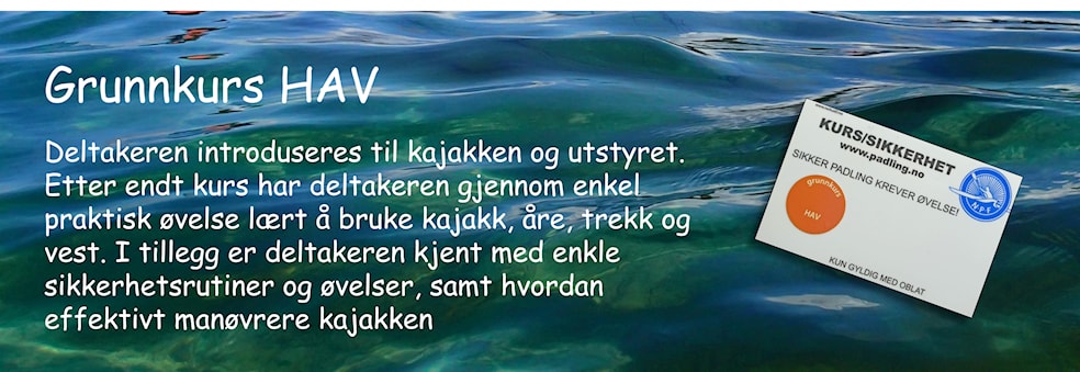 Grunnkurs HAV - 01 og 02 juli 2023